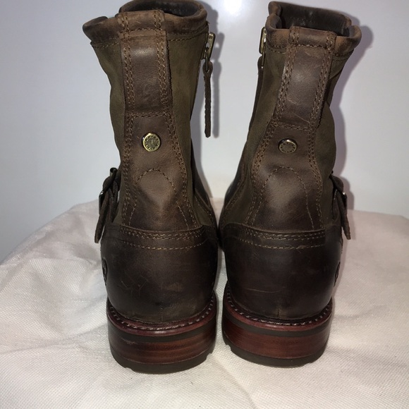 Ariat Savannah H20 suede western boots Chocolate Willow 10029548 - Picture 4 of 8